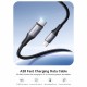 Cable Charger Mobile Joyroom 60w Fast Type-C To Type-C 2M S-A28 White Cable Charger Mobile Joyroom 60w Fast Type-C To Type-C 2M S-A28 White
