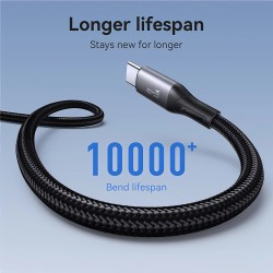 Cable Charger Mobile Joyroom 3A Fast Usb To Type-C 2M S-A28 Black Cable Charger Mobile Joyroom 3A Fast Usb To Type-C 2M S-A28 Black