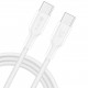 Cable Charger Mobile 1Hora 3A Type-C To Type-C Cab272 1M White