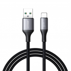Cable Charger Mobile Joyroom 3A Fast USB To Iphone 1M S-A28 Black Cable Charger Mobile Joyroom 3A Fast USB To Iphone 1M S-A28 Black