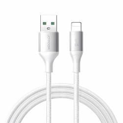 Cable Charger Mobile Joyroom 3A Fast USB To Iphone 1M S-A28 White Cable Charger Mobile Joyroom 3A Fast USB To Iphone 1M S-A28 White