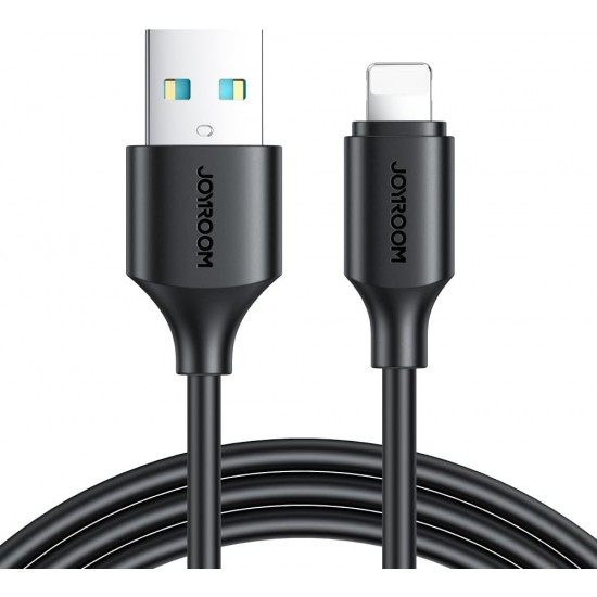 Cable Charger Mobile Joyroom 3A Fast Usb To Iphone S-A9 2M Black