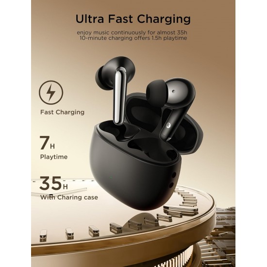 Airpods Joyroom Wireless Bluetooth ANC True JR-FN1 Black Airpods Joyroom Wireless Bluetooth ANC True JR-FN1 Black