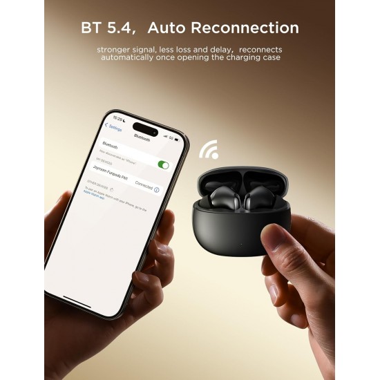 Airpods Joyroom Wireless Bluetooth ANC True JR-FN1 Black Airpods Joyroom Wireless Bluetooth ANC True JR-FN1 Black