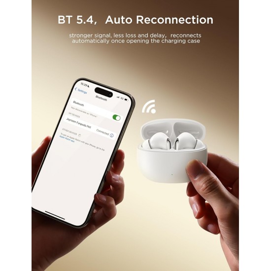 Airpods Joyroom Wireless Bluetooth ANC True JR-FN1 White Airpods Joyroom Wireless Bluetooth ANC True JR-FN1 White