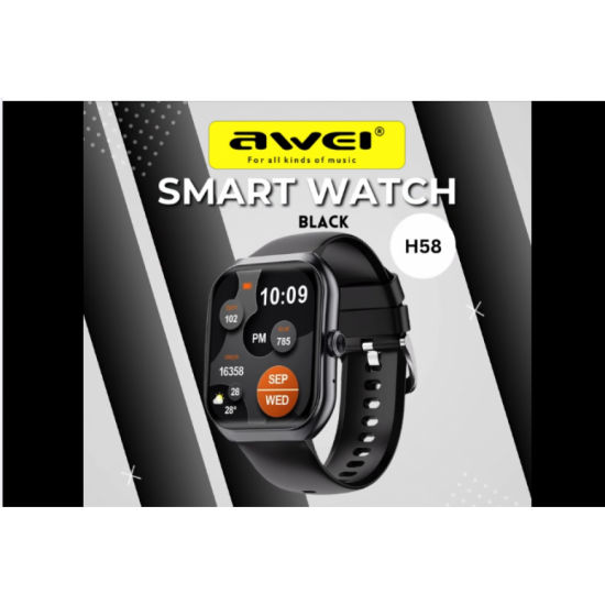 Smart Watch Awei Amoled H58 Black Smart Watch Awei Amoled H58 Black