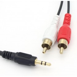 Cable Audio 1*2 Male To 2 Male 1.5.M Cable Audio 1*2 Male To 2 Male 1.5.M