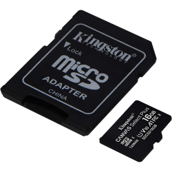 Card Memory Kingstone 16Gb Micro Sd With Adapter Card Memory Kingstone 16Gb Micro Sd With Adapter