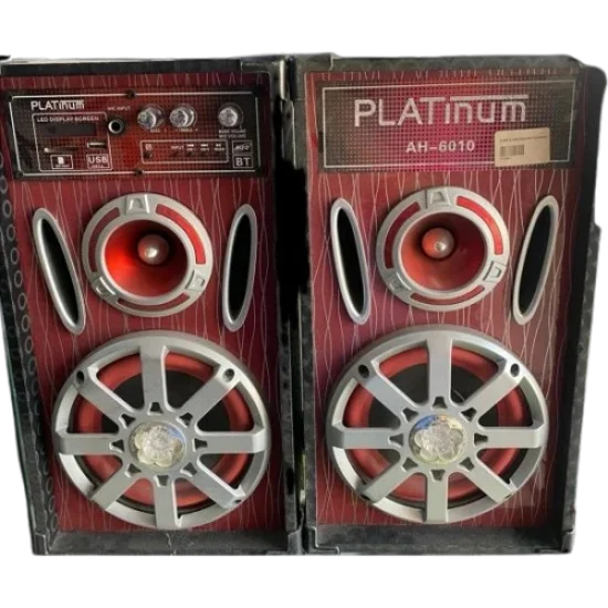Subwoofer Platinume Usb/Sd/Remote Bluetooth Fm Ah-6010 Subwoofer Platinume Usb/Sd/Remote Bluetooth Fm Ah-6010
