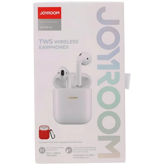 Airpods Joyroom Wireless Bluetooth Jr-T03S Air White Airpods Joyroom Wireless Bluetooth Jr-T03S Air White