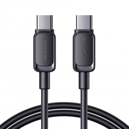 Cable Charger Mobile Joyroom Type-C To Type-C 60W S-A14 1.2M Black