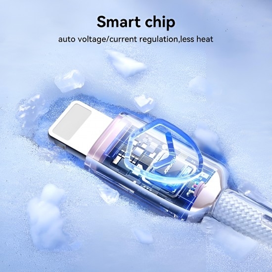 Cable Charger Mobile Joyroom 30W Fast Type-C To Iphone S-A42 1.2M White