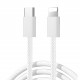 Cable Charger Mobile Joyroom PD 30W Fast Type-C To Iphone S-A45 1M White