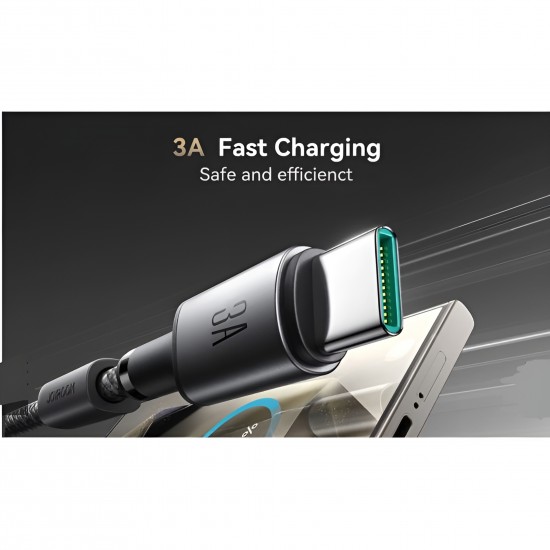 Cable Charger Mobile Joyroom PD Type-C To Type-C 60W S-A50 1.2M Dark Gray Cable Charger Mobile Joyroom PD Type-C To Type-C 60W S-A50 1.2M Dark Gray