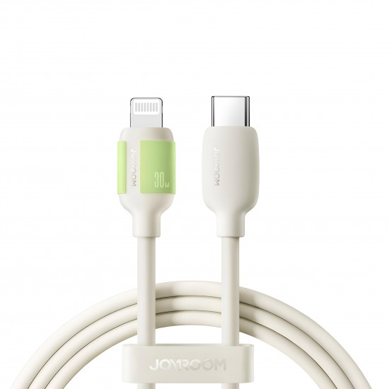 Cable Charger Mobile Joyroom PD 60W Fast Type-C To Iphone S-A53 1.2M Beige Cable Charger Mobile Joyroom PD 60W Fast Type-C To Iphone S-A53 1.2M Beige
