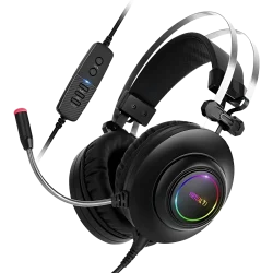 Headset Gaming ABKO With RGB LED N550ENC