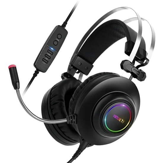 Headset Gaming ABKO With RGB LED N550ENC Headset Gaming ABKO With RGB LED N550ENC