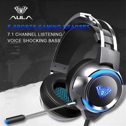 Headset Gaming Aula With RGB LED G91 Black