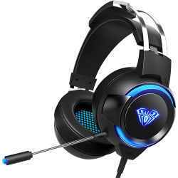 Headset Gaming Aula With RGB LED G91 Black