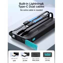 Power Bank Mobile Joyroom 22.5W 10000Mah JR-L017 Black Power Bank Mobile Joyroom 22.5W 10000Mah JR-L017 Black