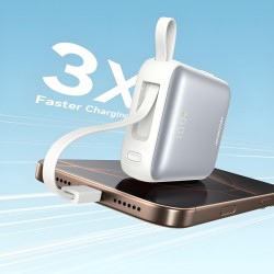 Power Bank Mobile Joyroom Mini 22.5W 10000Mah JR-PBF27 White Power Bank Mobile Joyroom Mini 22.5W 10000Mah JR-PBF27 White