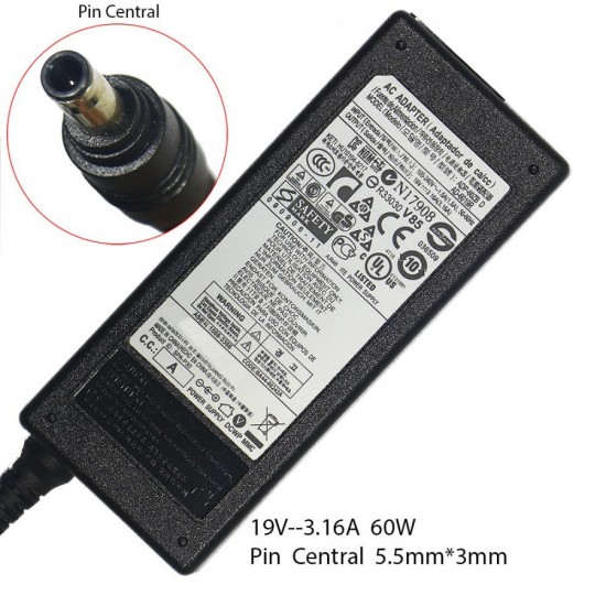 Charger Laptop Samsung 19V 3.16A 60W