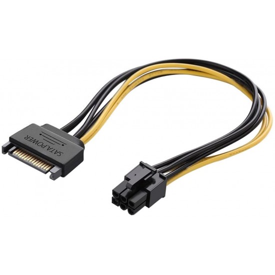 Cable Power Sata 15 Pin To 6 Pin