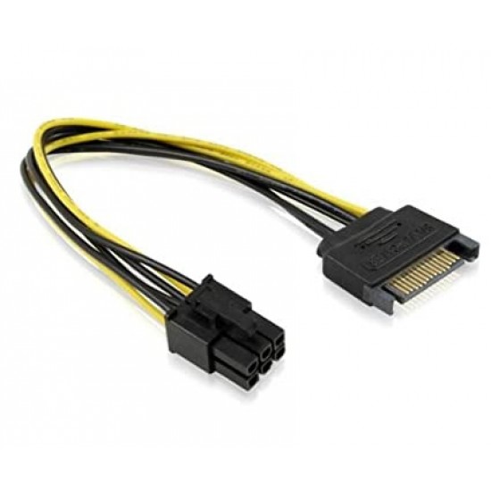 Cable Power Sata 15 Pin To 6 Pin