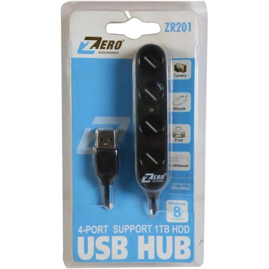 Hub 4 Port Zero Usb 3.0 Zr-201