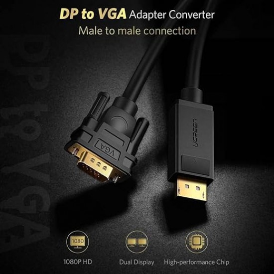 Cable Vga Male To Male 1.5M