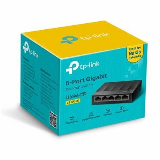 Switch Tp-Link 5 Port Ls1005G 10/100Mbps