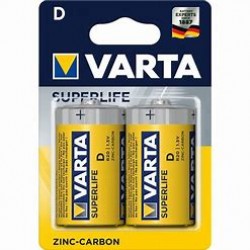 Battery Pen Varta Superlife R20 1.5V طورش