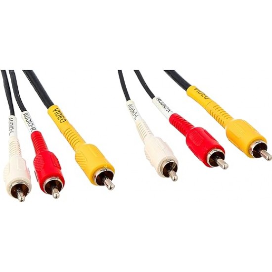 Cable Tv High Speed Rca 3×3 Male To Male 1.2M