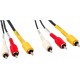 Cable Tv High Speed Rca 3×3 Male To Male 1.2M