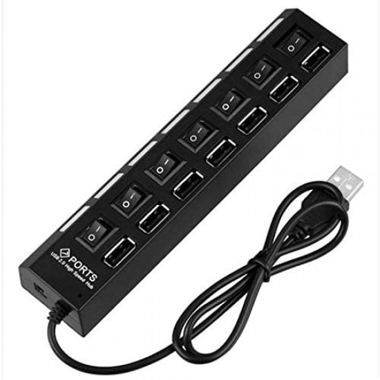 Hub 7 Port Zero Usb 2.0 Hi-Speed