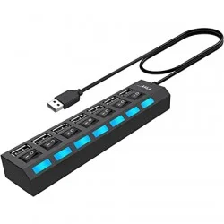 Hub 7 Port Zero Usb 2.0 Hi-Speed