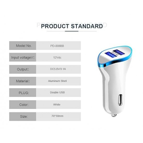 Charger Mobile K3 Pro Dual Usb Fast Charging