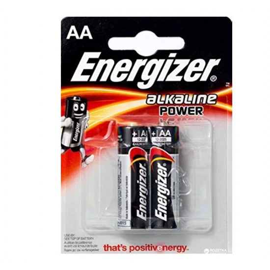 Battery Pen Energizer Alkaline Power Aa2 1.5V 2Pcs