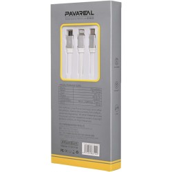 Cable Charger Mobile Multi Pavareal 3*1 Usb To Iphone _ Micro Usb _ Type-C Pa-Dc58 1M Cable Charger Mobile Multi Pavareal 3*1 Usb To Iphone _ Micro Usb _ Type-C Pa-Dc58 1M