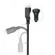 Cable Charger Mobile Multi Corn 3*1 Usb To Iphone _ Micro Usb _ Type-C X3014 1M