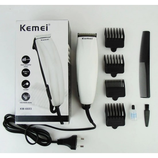 Electric Trimmer Hair Clippers Kemei Km-6603 (ماكينة حلاقة)