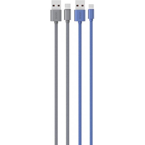 Cable Charger Mobile Vidvie Usb To Iphone Cb422 1M