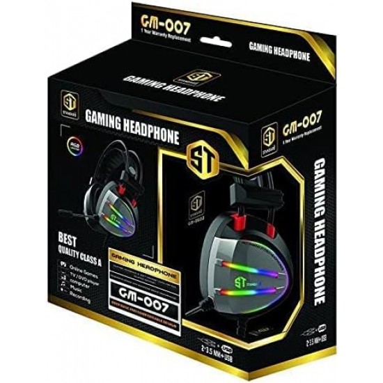 Headset Gaming St Standard With RGB LED GM-007