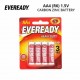 Battery Pen Eveready Heavy Duty Aa4 1.5V 4Pcs