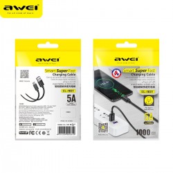 Cable Charger Mobile Awei Usb To Type-C Cl-110T 1M Cable Charger Mobile Awei Usb To Type-C Cl-110T 1M