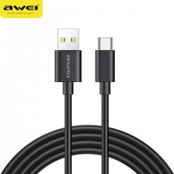 Cable Charger Mobile Awei Usb To Type-C Cl-110T 1M Cable Charger Mobile Awei Usb To Type-C Cl-110T 1M