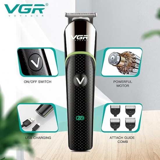 Electric Trimmer Hair Clippers VGR V-191 (?????? ?????)