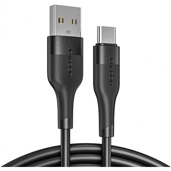 Cable Charger Mobile Joyroom 3A Fast Usb To Type-C S-1030M12 1M Black Cable Charger Mobile Joyroom 3A Fast Usb To Type-C S-1030M12 1M Black