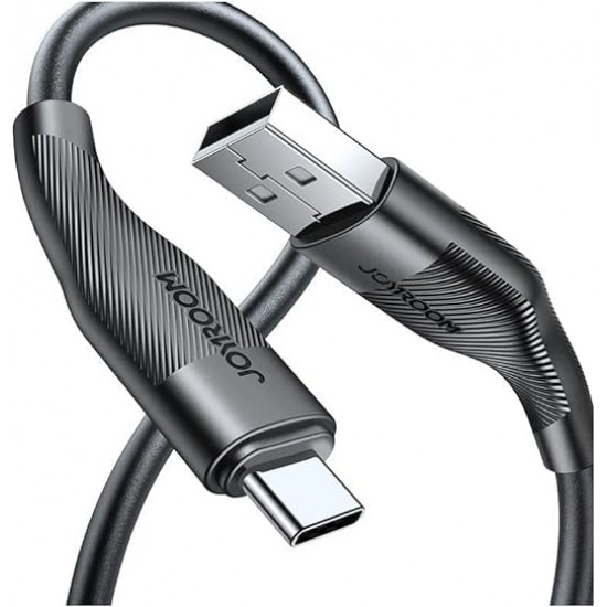 Cable Charger Mobile Joyroom 3A Fast Usb To Type-C S-1030M12 1M Black Cable Charger Mobile Joyroom 3A Fast Usb To Type-C S-1030M12 1M Black