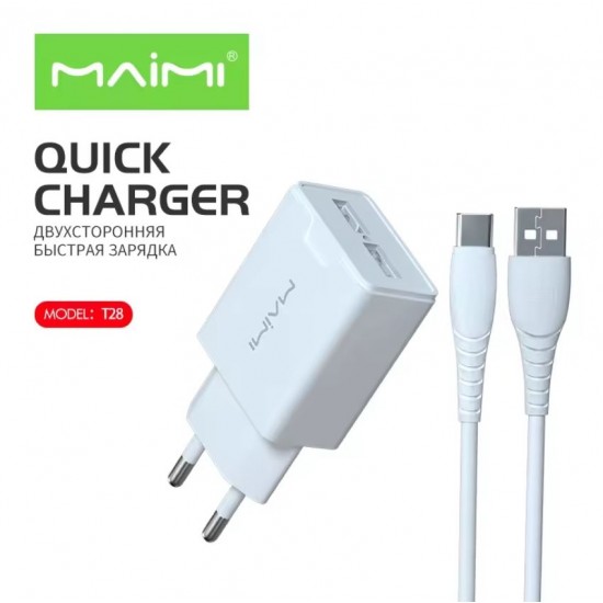 Charger Mobile Wuw Usb To Type-C T28